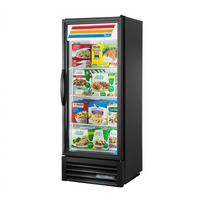 True One-Section Glass Door Freezer Merchandiser with Swing Door