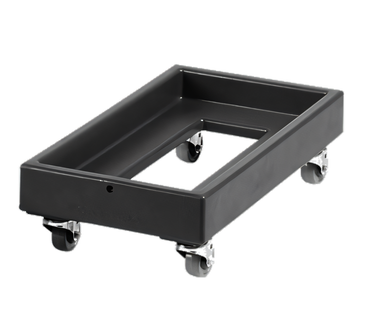 Product image #1 for Cambro Camdolly Open Frame Can/Crate Dolly for #10 Can Cases and 13" x 13" Milk Crates, 300 lb Capacity, Charcoal Gray