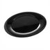 Thumbnail image #1 for Displayware Palette Designer 19-Inch Round Wide Rim Melamine Platter, Black