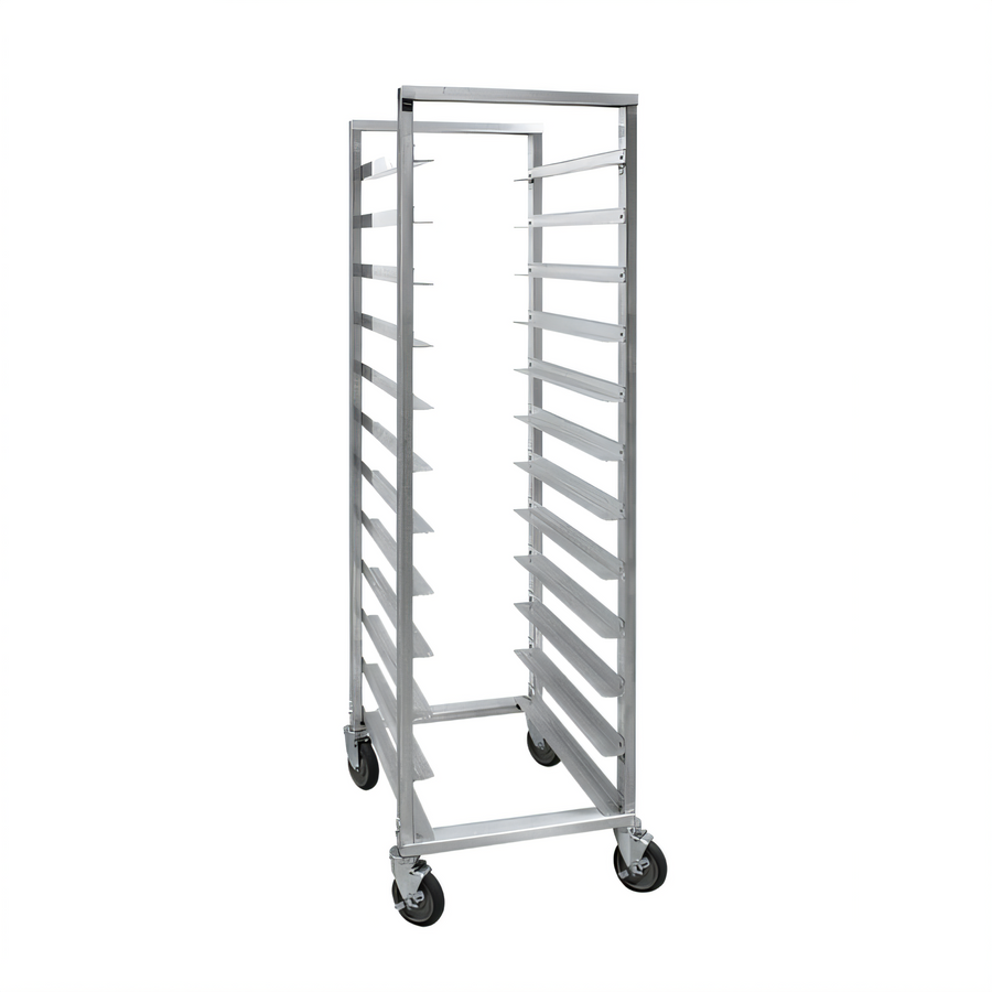Product image #1 for Cres Cor Full-Height Mobile Angle Ledge Utility Rack, End Loading, 12 Pan / 24 Tray Capacity