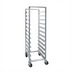 Thumbnail image #1 for Cres Cor Full-Height Mobile Angle Ledge Utility Rack, End Loading, 12 Pan / 24 Tray Capacity