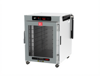 Metro HotBlox™ Wide 8-Pan Pass-Thru Undercounter Insulated Holding Cabinet, Digital Touchscreen, Clear Front / Solid Rear, 120V