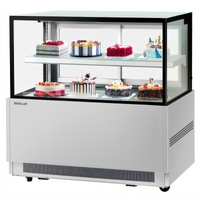 Turbo Air TBP60-46NN-S Refrigerated Full-Service Bakery Display Case, 59-Inch Straight Glass, 15.7 Cu. Ft.