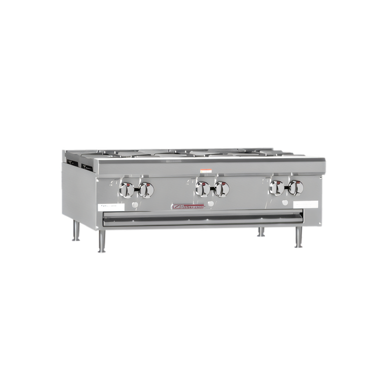 Product image #1 for Southbend HDO-36 36-Inch Gas Countertop Hot Plate with 6 Open Burners