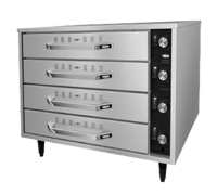 Hatco HDW-2R2 Freestanding Four-Drawer Split Drawer Warmer with Thermostatic Controls