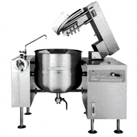 Crown DLTM-40 Direct Steam 40 Gallon Tilting Mixer Kettle