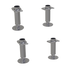 Thumbnail image #1 for Glastender 4-Inch Adjustable Flanged Foot Legs