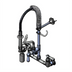Thumbnail image #1 for T&S Brass MPY-8WCN-06-CR Mini Wall-Mount Pre-Rinse Faucet — 8-Inch Centers, 6-Inch Swing Nozzle, Low-Flow Spray Valve