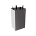 Thumbnail image #1 for Atlas Metal Drop-In Unheated Open Frame Oval Platter Dispenser, Stainless Steel