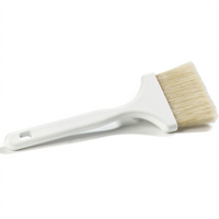 Sparta Meteor 3-Inch Wide Boar Bristle Pastry/Basting Brush with White Plastic Handle and Hook