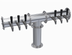 Thumbnail image #1 for Krowne 6-Faucet Pipe T-Head Beer Tower, Air Cooled, Brushed Stainless Steel