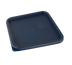 Thumbnail image #1 for Blue Square Polyethylene Food Storage Container Lid