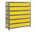 Thumbnail image #1 for Quantum Heavy-Duty Stationary Wire Shelving Unit with Included Bins, 36 x 18 x 39 Inches