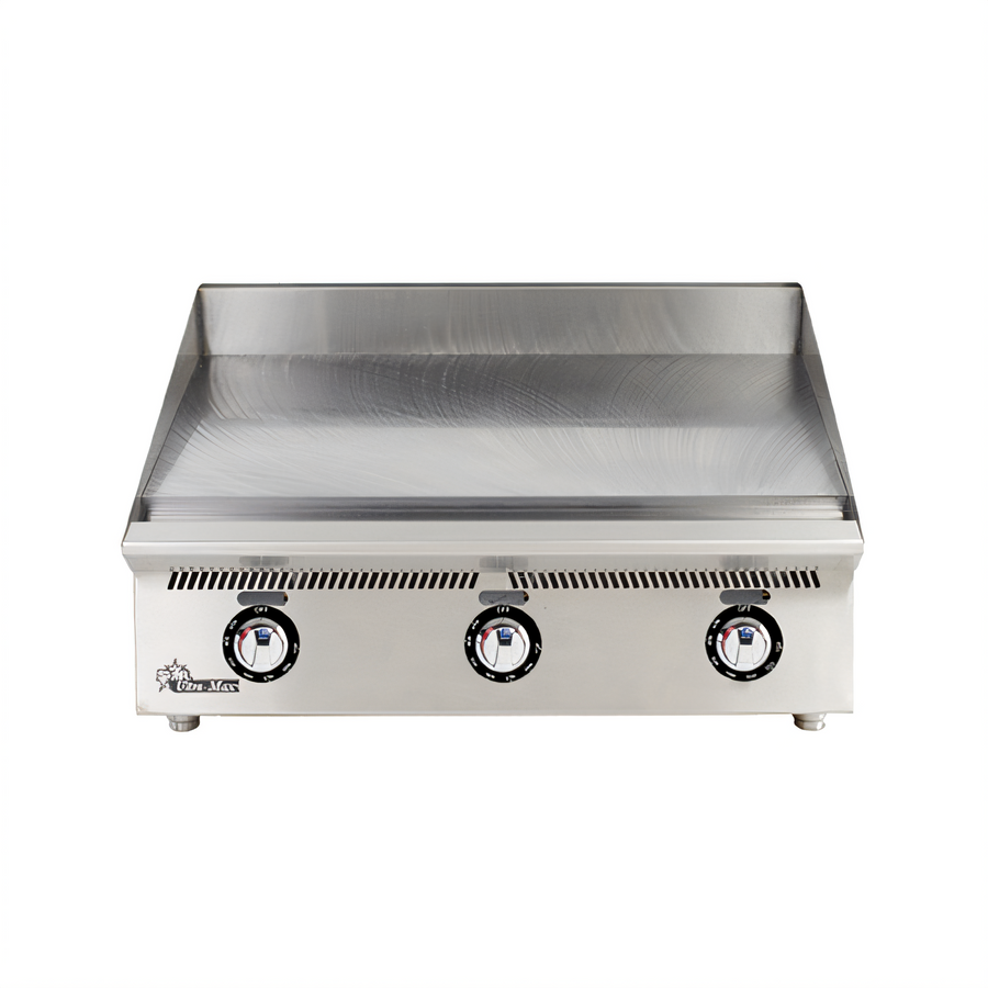 Product image #1 for Ultra-Max 36-Inch Countertop Gas Griddle with Manual Controls and Polished Steel Plate