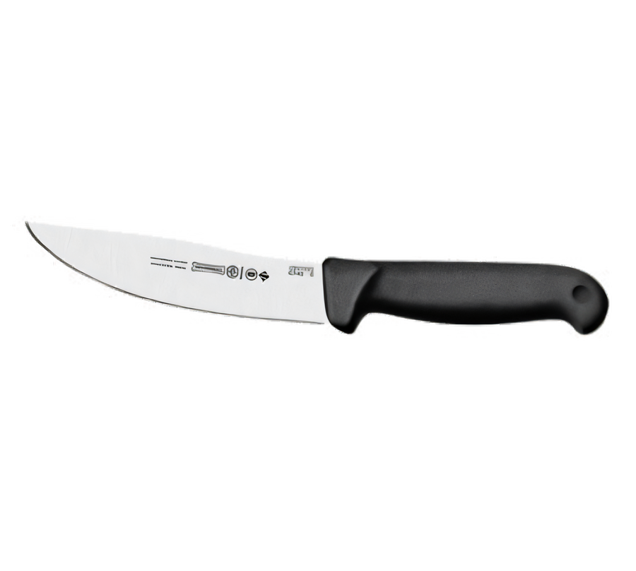 Product image #1 for Mundial 6-Inch Wide Curved Skinning Knife with Black Polypropylene Handle