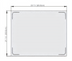 Thumbnail image #1 for Vollrath Miramar Blank Double-Well Stainless Steel Template, 21-1/8 x 25-3/4 in., Plain Edge