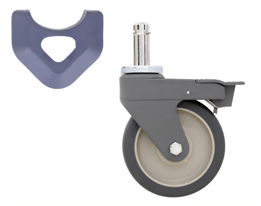 Product image #1 for Metro 5PCBX MetroMax Platform (Shared Accessories) Shelf Casters & Leveling Feet
