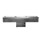Thumbnail image #1 for Delfield N8168NBP Narrow Drop-In Self-Contained Refrigerated Cold Pan, 3-Pan, Full-Size