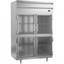 Thumbnail image #1 for Beverage-Air P Series 2-Section Reach-In Refrigerator with 4 Half-Glass Doors, Top-Mount Self-Contained Refrigeration, 44.57 Cu. Ft.