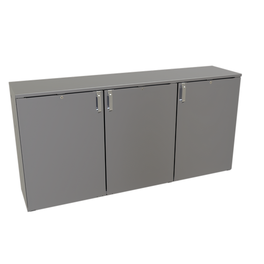 Product image #1 for Glastender CS1RB72 72-Inch Shallow-Depth Three-Section Remote Back Bar Cooler