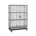 Thumbnail image #1 for Metro Super Erecta Heavy-Duty Mobile Wire Security Unit with 2 Intermediate Shelves, Chrome Plated, 63-1/8 x 28-1/16 x 68-1/2 Inches