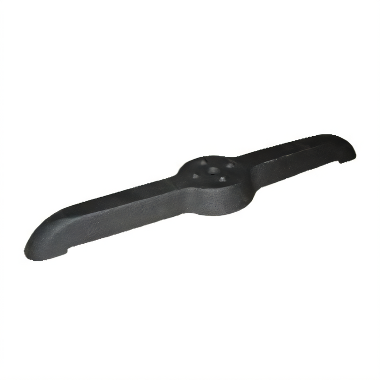 Product image #1 for 2-Prong 22-Inch Black Metal Table Base Bottom for Modular Restaurant Tables