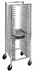 Thumbnail image #2 for Channel Manufacturing Aluminum Full-Size End-Load Pizza Pan Rack with 5-Inch Swivel Casters, 26-Pan Capacity