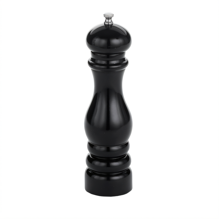 Product image #1 for American Metalcraft 8-Inch Black Wood Tabletop Pepper Mill