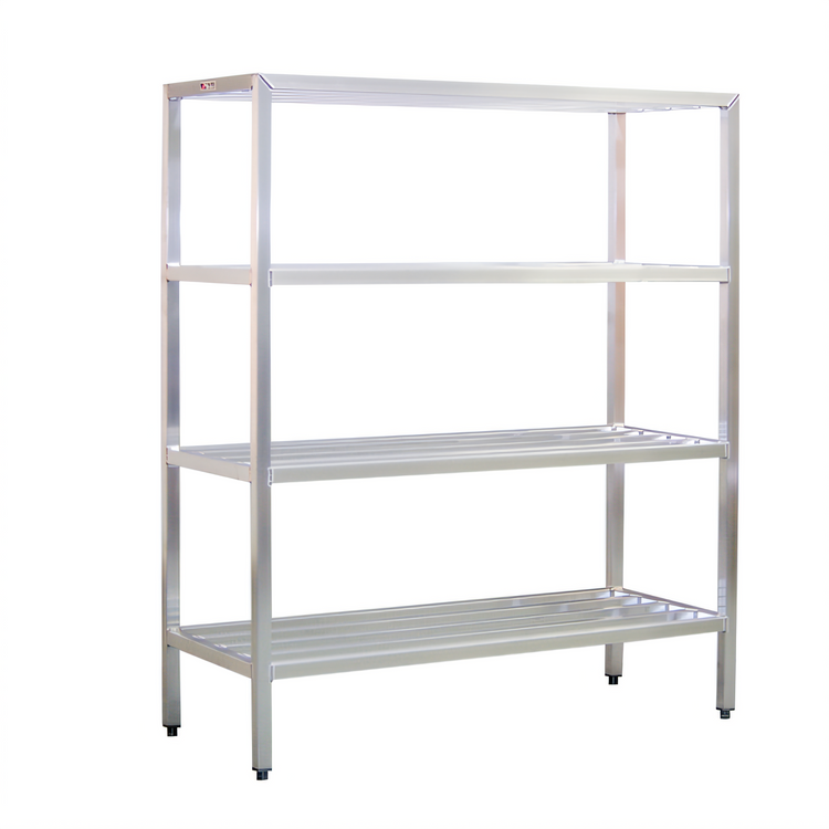 Product image #1 for New Age H.D. Series All-Welded 4-Shelf Heavy-Duty Aluminum Shelving Unit, 48W x 24D x 72H