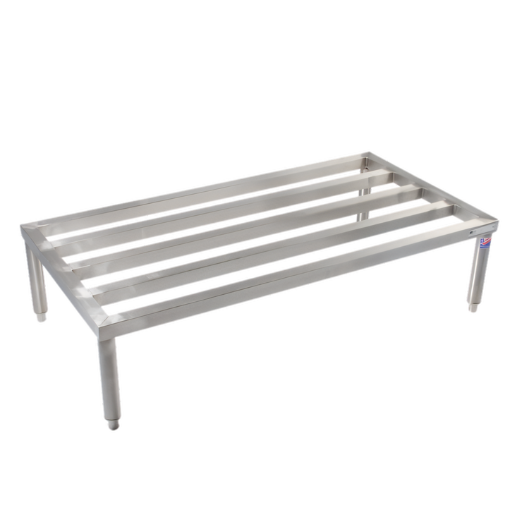 Product image #1 for John Boos 1-Tier Stainless Steel Dunnage Rack, 47 x 20 x 12 Inches