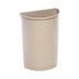 Thumbnail image #1 for Rubbermaid Commercial Untouchable Half-Round 21-Gallon Beige Bathroom Trash Can