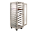 Thumbnail image #1 for Mobile Enclosed Display Pan Rack Cabinet for 18 x 26 and 13 x 18 Pans, 10 Pair Angle Runners