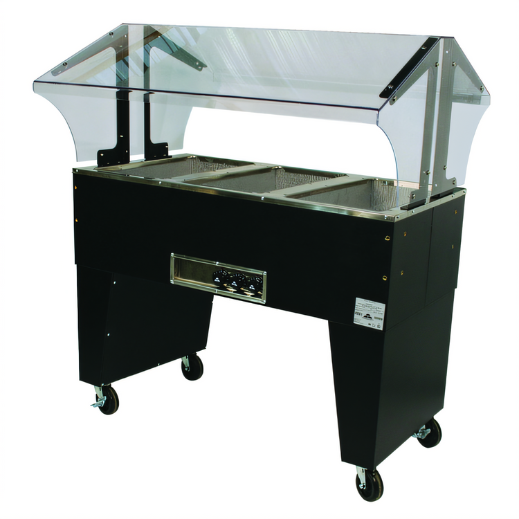 Product image #1 for Advance Tabco Triumph Supreme 3-Well Portable Electric Hot Food Buffet Table, 120V, Open Base