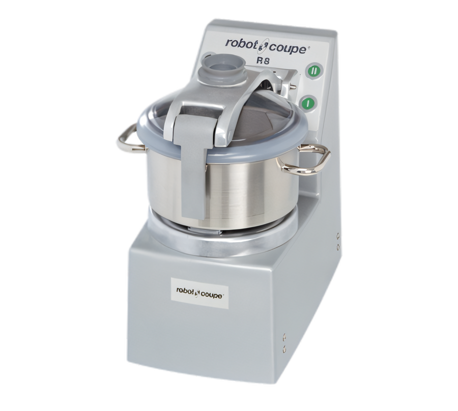 Product image #1 for Robot Coupe R8U Bench-Style Vertical Cutter Mixer with 8 Liter Stainless Steel Bowl, 3 HP, 208-240V/3-Phase