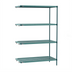 Thumbnail image #1 for Super Erecta Pro 24 x 60 x 63 Inch 4-Shelf Add-On Polymer Shelving Unit