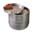 Thumbnail image #1 for American Metalcraft 14-Inch Straight-Sided Self-Stacking Solid Aluminum Pizza Pan, 1-1/2-Inch Deep