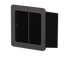 Thumbnail image #1 for Flush-Mount Stir Stick Holder, Black ABS Plastic, with Mounting Hardware