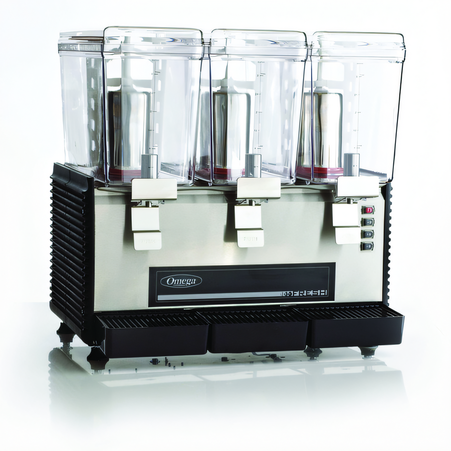 Product image #1 for Omega OSD30 3-Bowl 3-Gallon Commercial Drink Dispenser