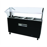 Advance Tabco Triumph (Supreme) Portable Electric Hot Food Buffet Table with 4 Sealed Wells and Sneeze Guard