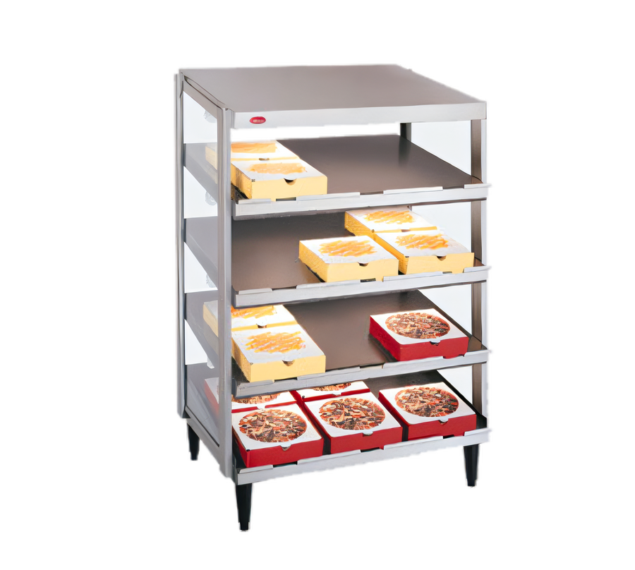 Product image #1 for Hatco Glo-Ray® Countertop Pass-Thru Pizza Warmer with Quad Slant Shelves, 48 x 18 in.