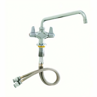 Equip Single-Hole Deck-Mount Swivel Manual Faucet with Lever Handle and 2.2 GPM Aerator