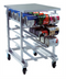 Thumbnail image #1 for Panco Half-Size Mobile Gravity-Fed Can Rack for #5 and #10 Cans