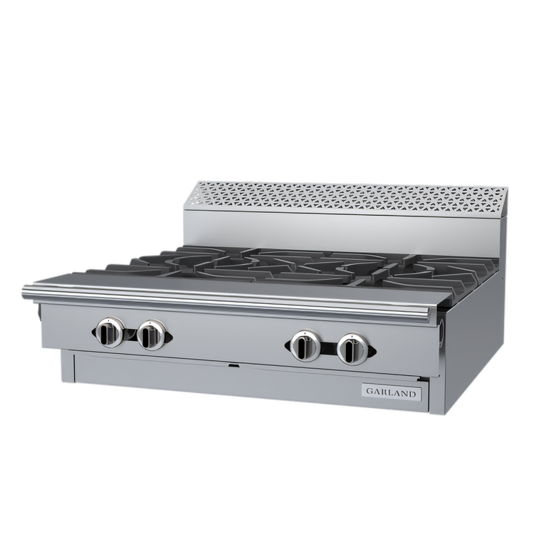 Product image #1 for Garland Cuisine Series 36-Inch Heavy Duty Gas Modular Top Range with 4 Open Burners