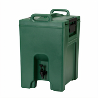Cambro Ultra Camtainer 10.5-Gallon Insulated Beverage Carrier, Kentucky Green