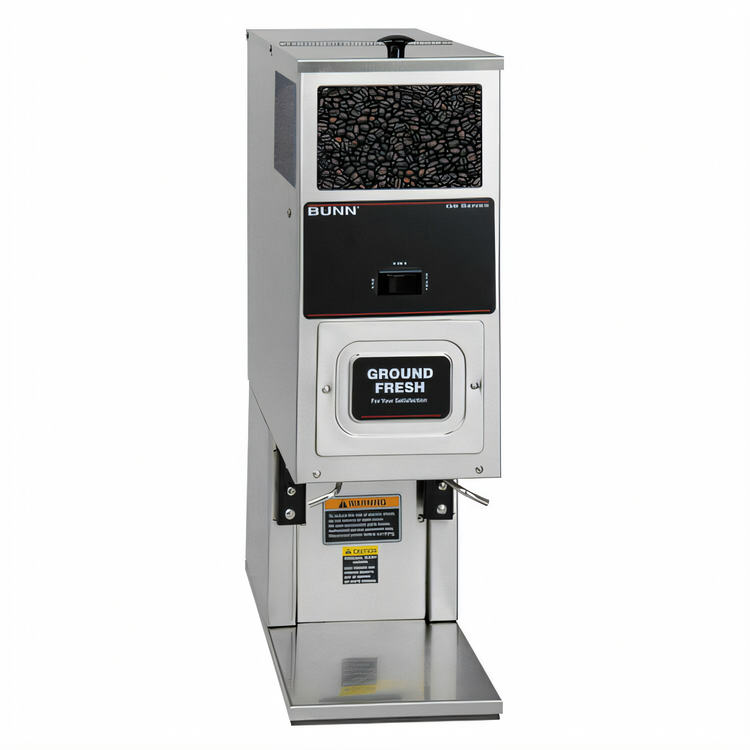 Product image #1 for BUNN G9T HD Stainless Portion Control Commercial Coffee Grinder, Single 9 lb Hopper, 120V