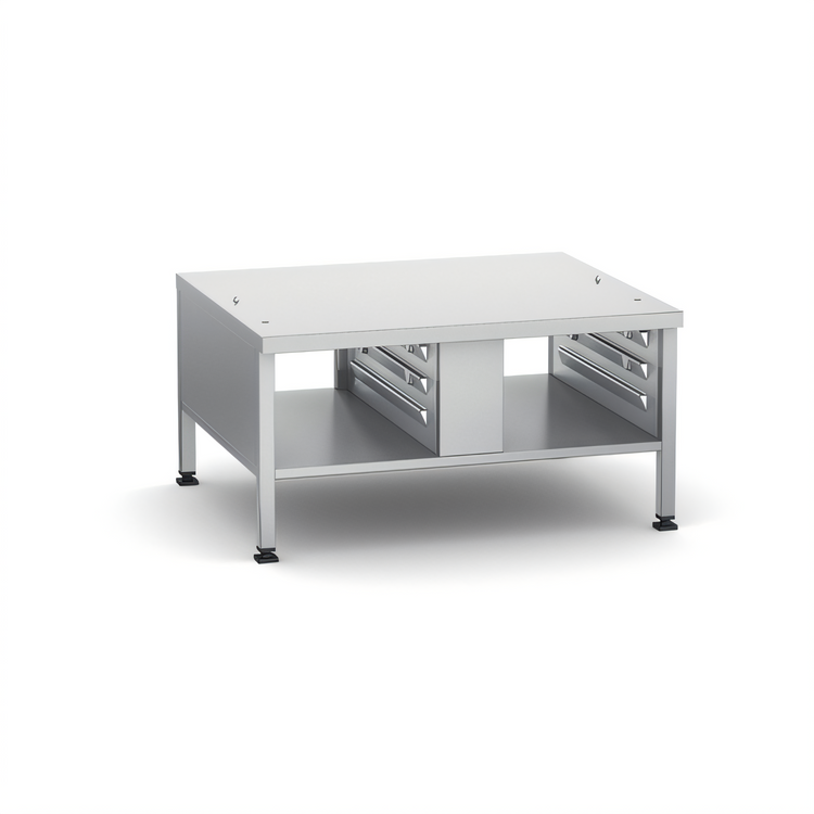 Product image #1 for RATIONAL Low Stand II Combi-Duo Stationary Oven Stand for iCombi Pro/Classic 6-Half Size