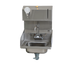 Thumbnail image #1 for Wall-Mount Hand Sink with 14 x 10 x 5-Inch Bowl, Side Splashes, Wrist-Handle Faucet, Towel & Soap Dispensers, 304 Stainless Steel