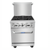 Thumbnail image #1 for CookRite 24-Inch 4-Burner Natural Gas Range with Space-Saver Oven