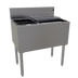 Thumbnail image #1 for Glastender CBA-30L 30-Inch Underbar Combo Ice Bin/Cocktail Unit with Left Bottle Well