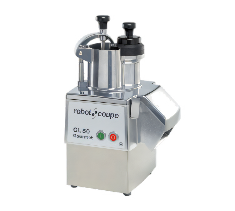 Product image #1 for Robot Coupe CL50 Gourmet Continuous Feed Vegetable Prep Machine, 1-1/2 HP, 120V, with 2 Hoppers